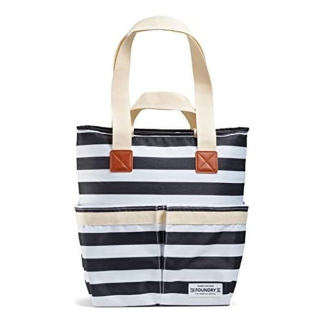 Medport Foundry Soft Cooler Tote Bag with Removable Divider, Black