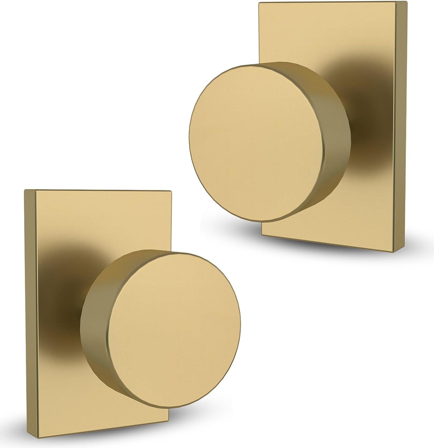 Mega Handles / Laura Dummy / ‎‎Satin Brass/ Door Knobs / Pack of 2