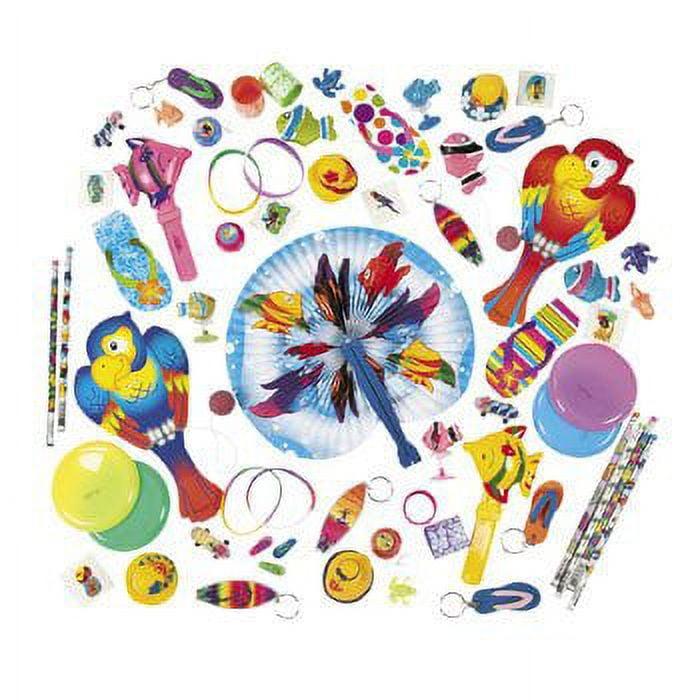 Mega Tropical Novelty Asst (250Pc) - Party Favors - 250 Pieces