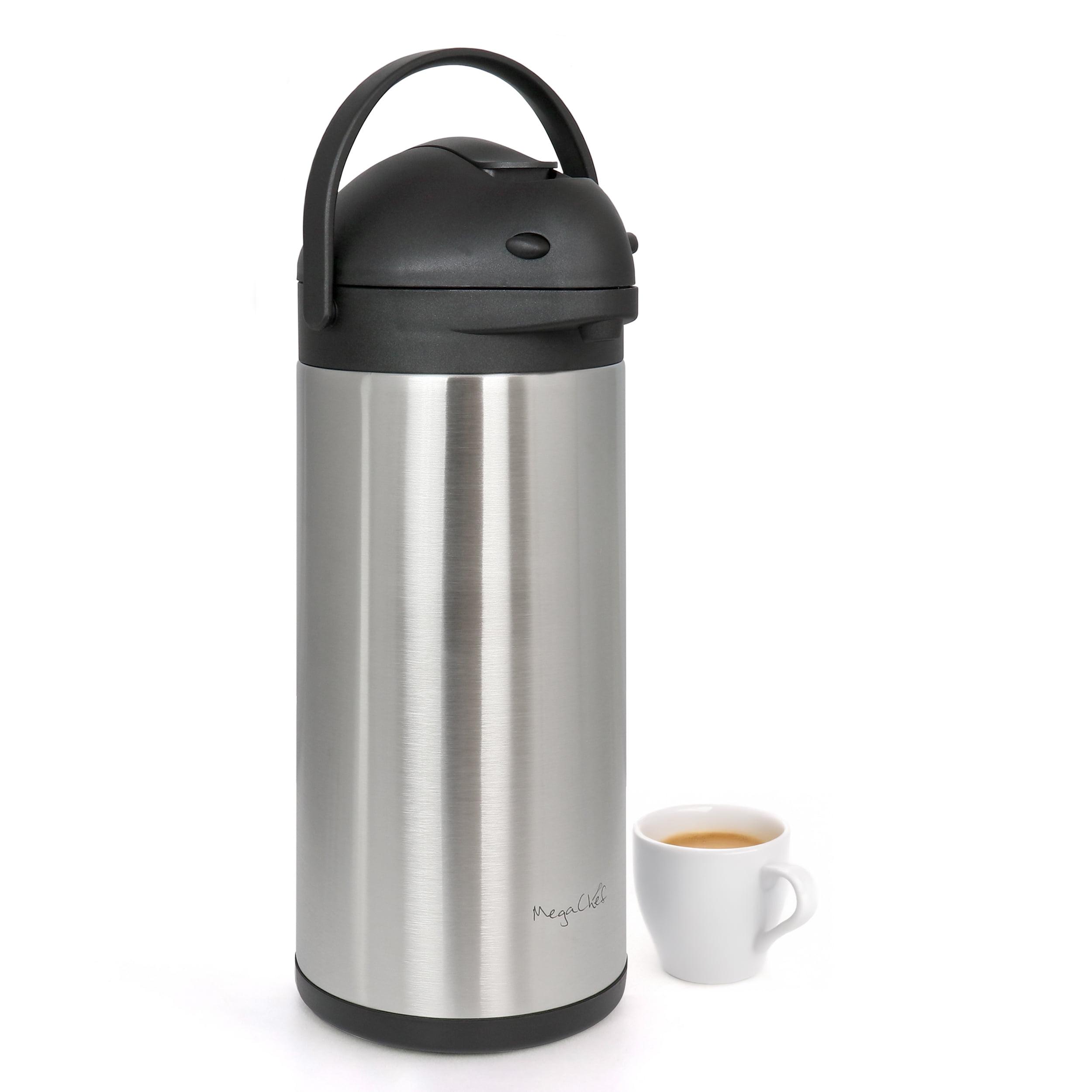 MegaChef MegaChef 5 Liter Stainless Steel Vacuum Body Pump Cap Air Pot