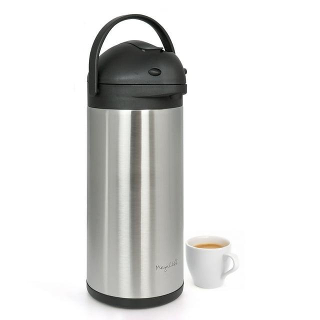 MegaChef MegaChef 5 Liter Stainless Steel Vacuum Body Pump Cap Air Pot