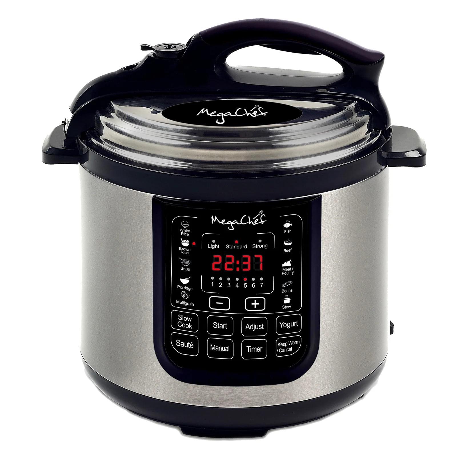 Mega Chef 8-Qt. Digital Pressure Cooker