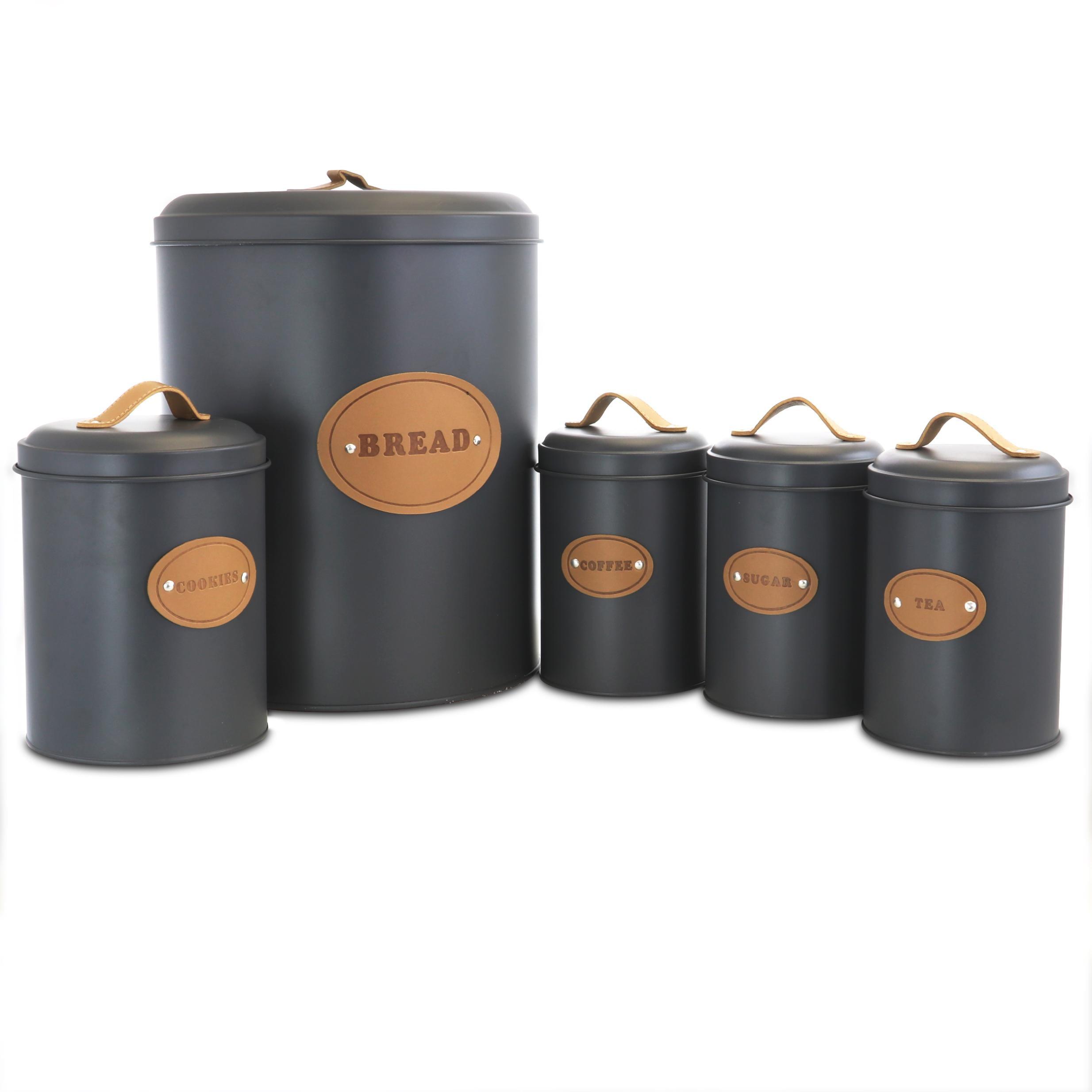 Metal Canister - Set of 5