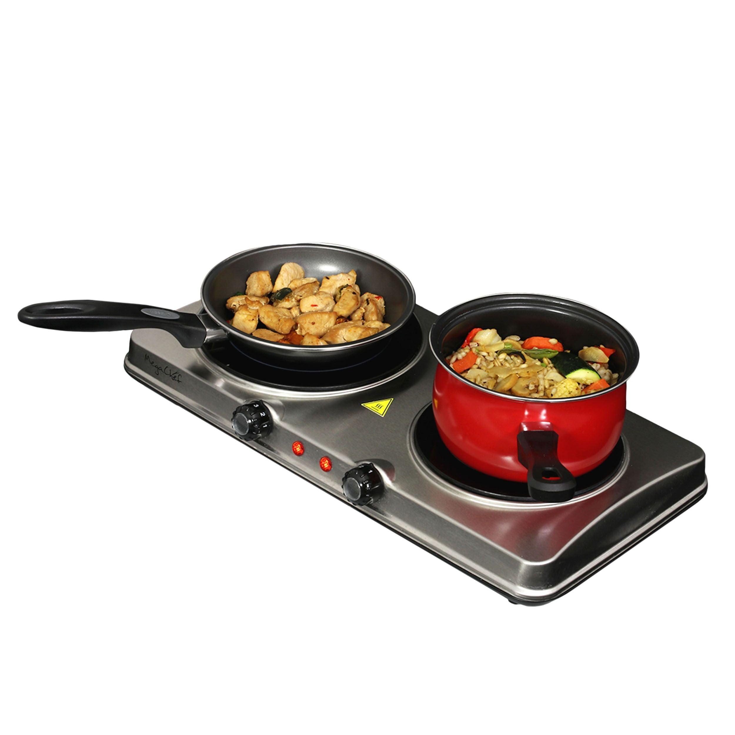 Mega Chef Mega Chef 1700 Watt Electric Double Hot Plate