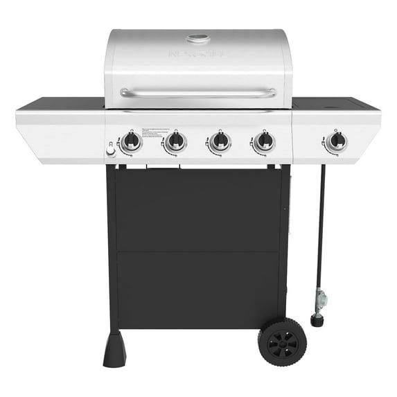 Nexgrill 4 - Burner Free Standing Propane 52000 BTU Grill with Side Burner