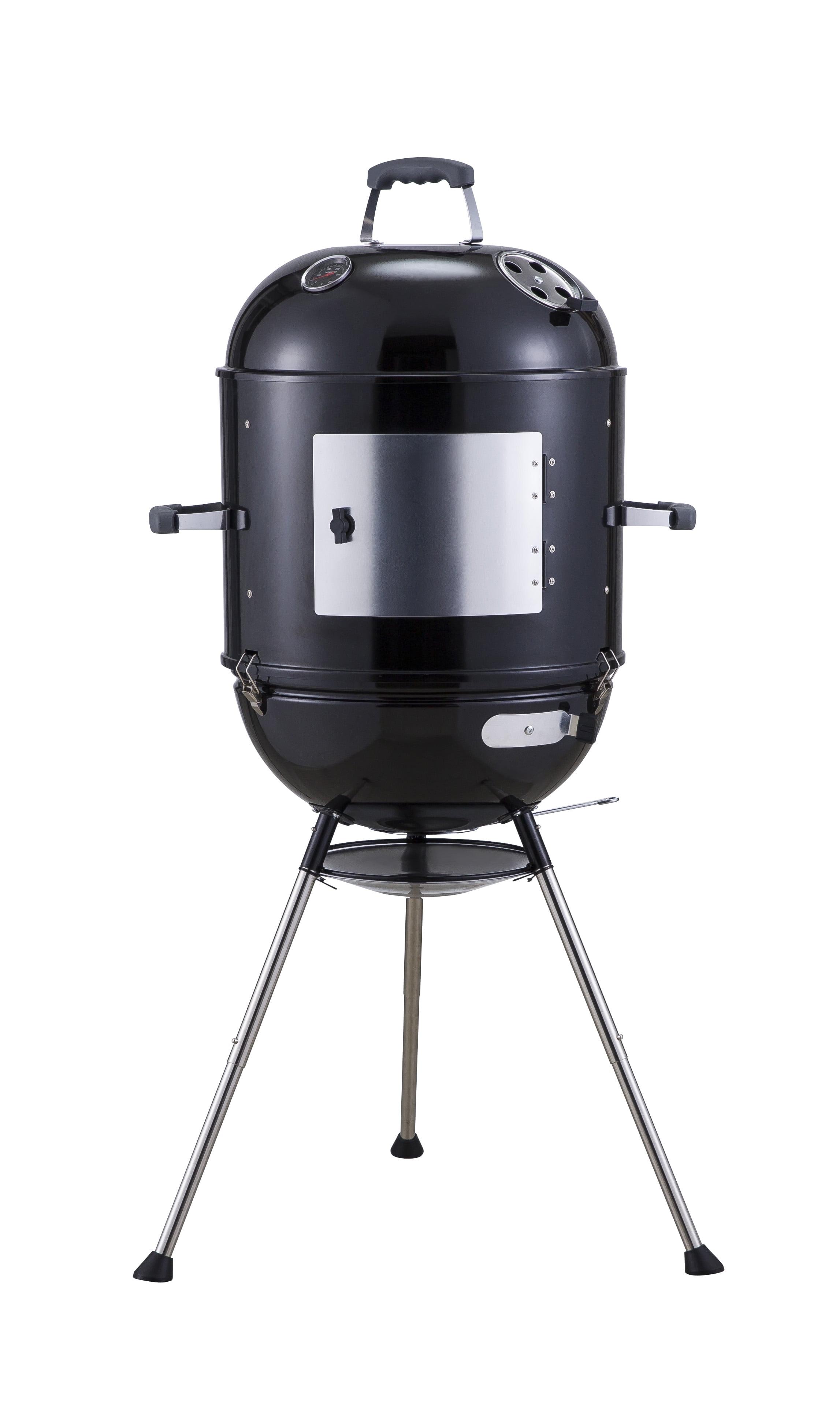 Megamaster 4-in-1 Vertical Smoker, 600 sq. in. Cooking Space, Perfect for Outdoor Smoking & Grilling, BBQ, Tailgating, Camping, & Patios,