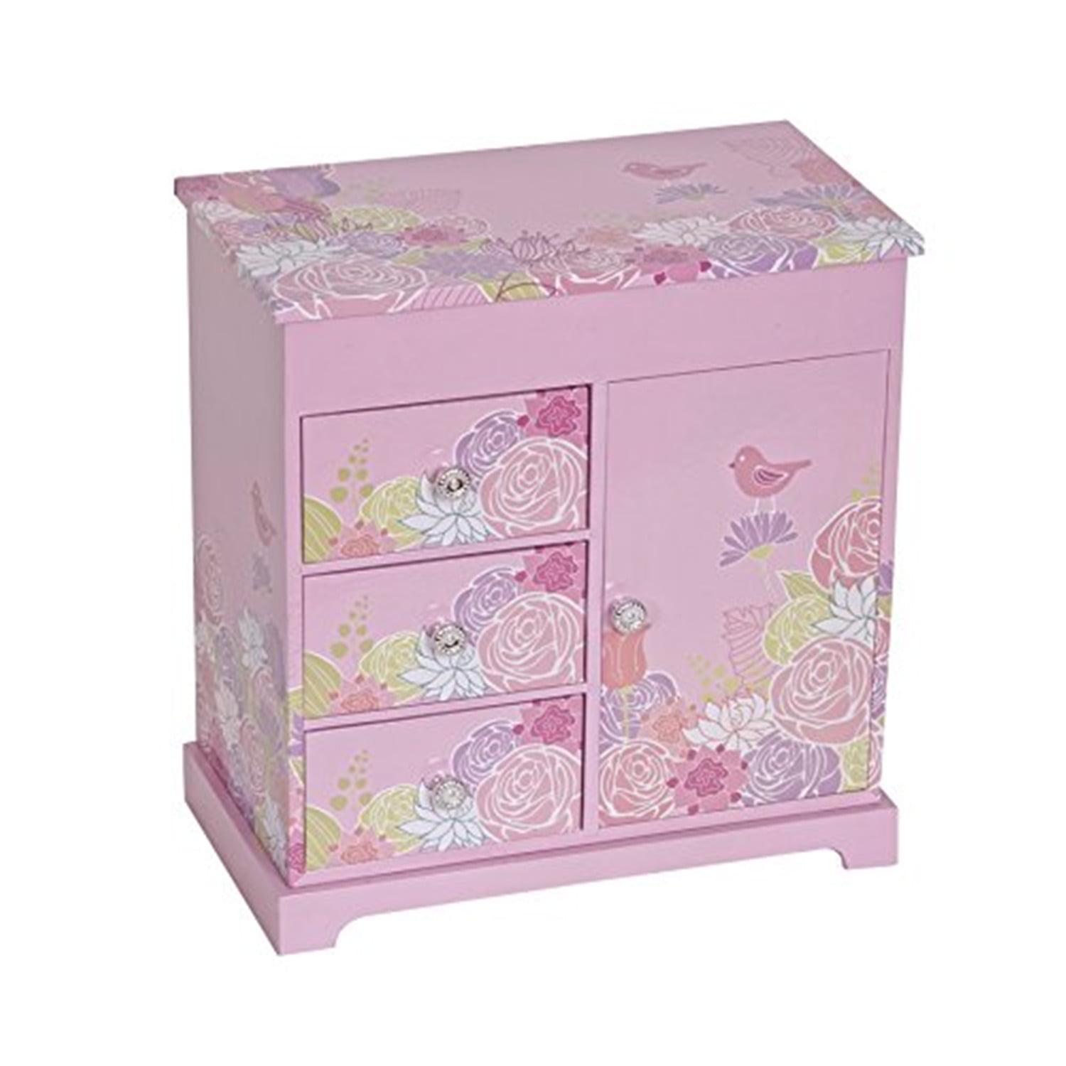 Mele & Co. Pearl Girls' Musical Ballerina Jewelry Box - Pink