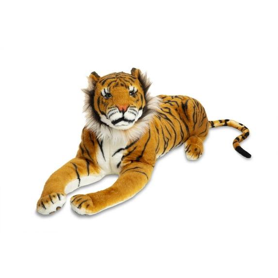 Melissa & Doug Giant Tiger - Lifelike Stuffed Animal, Over 5 Feet Long (Includes Tail)