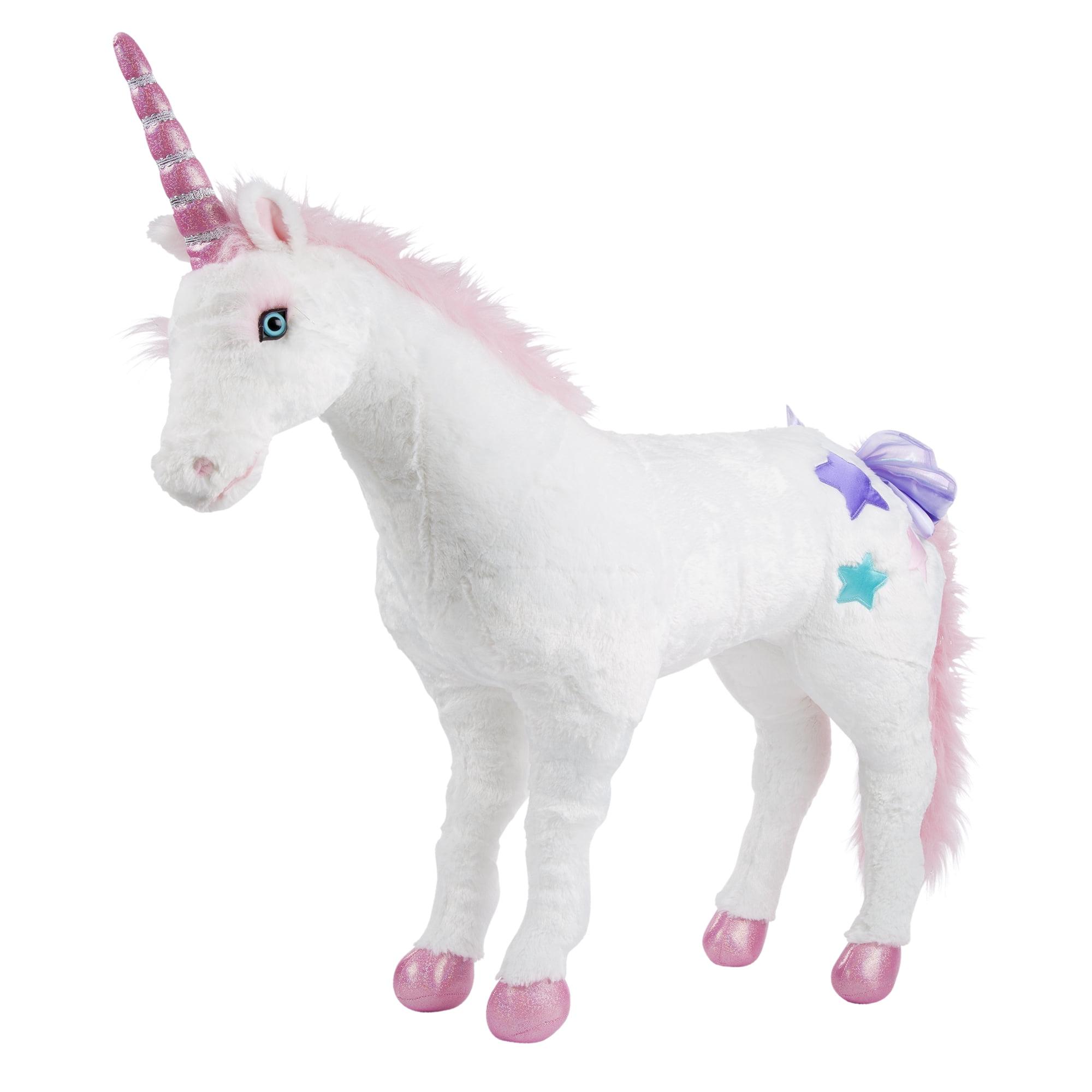 Melissa & Doug Giant Unicorn - Lifelike Plush Stuffed Animal