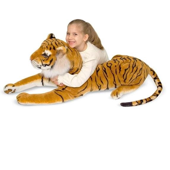Melissa & Doug Giant Tiger - Lifelike Stuffed Animal, Over 5 Feet Long (Includes Tail)