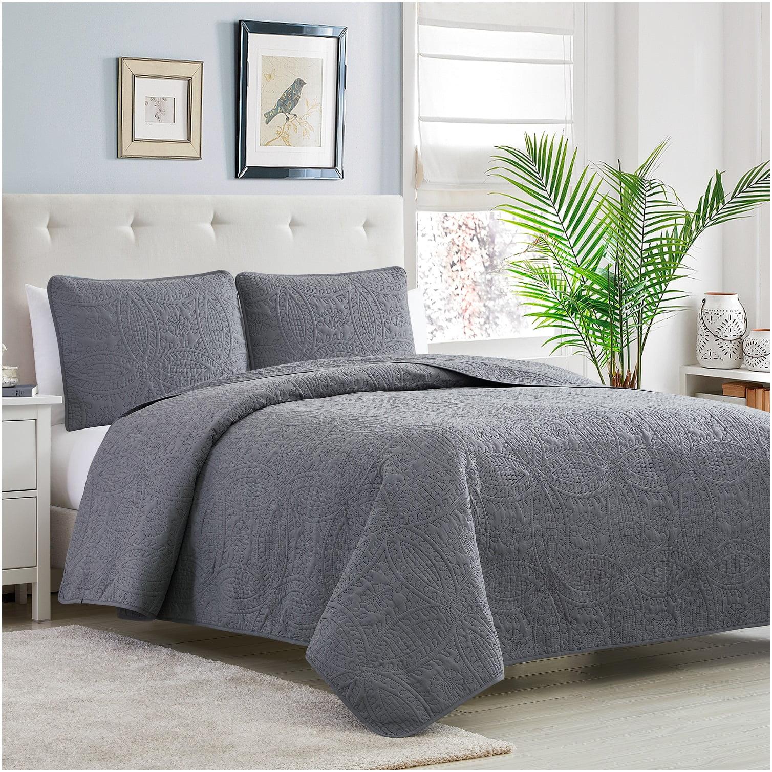 Mellanni Ultrasonic Quilted Coverlet Set