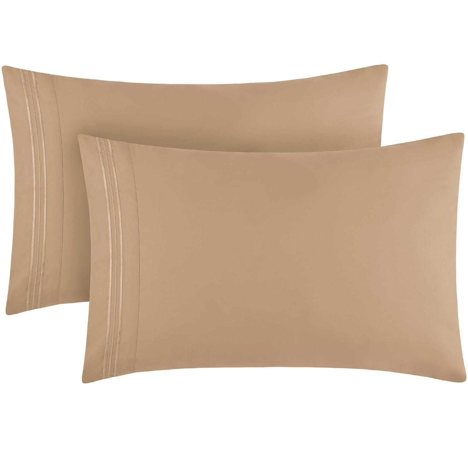 Mellanni Brushed Microfiber Pillowcase Set of 2