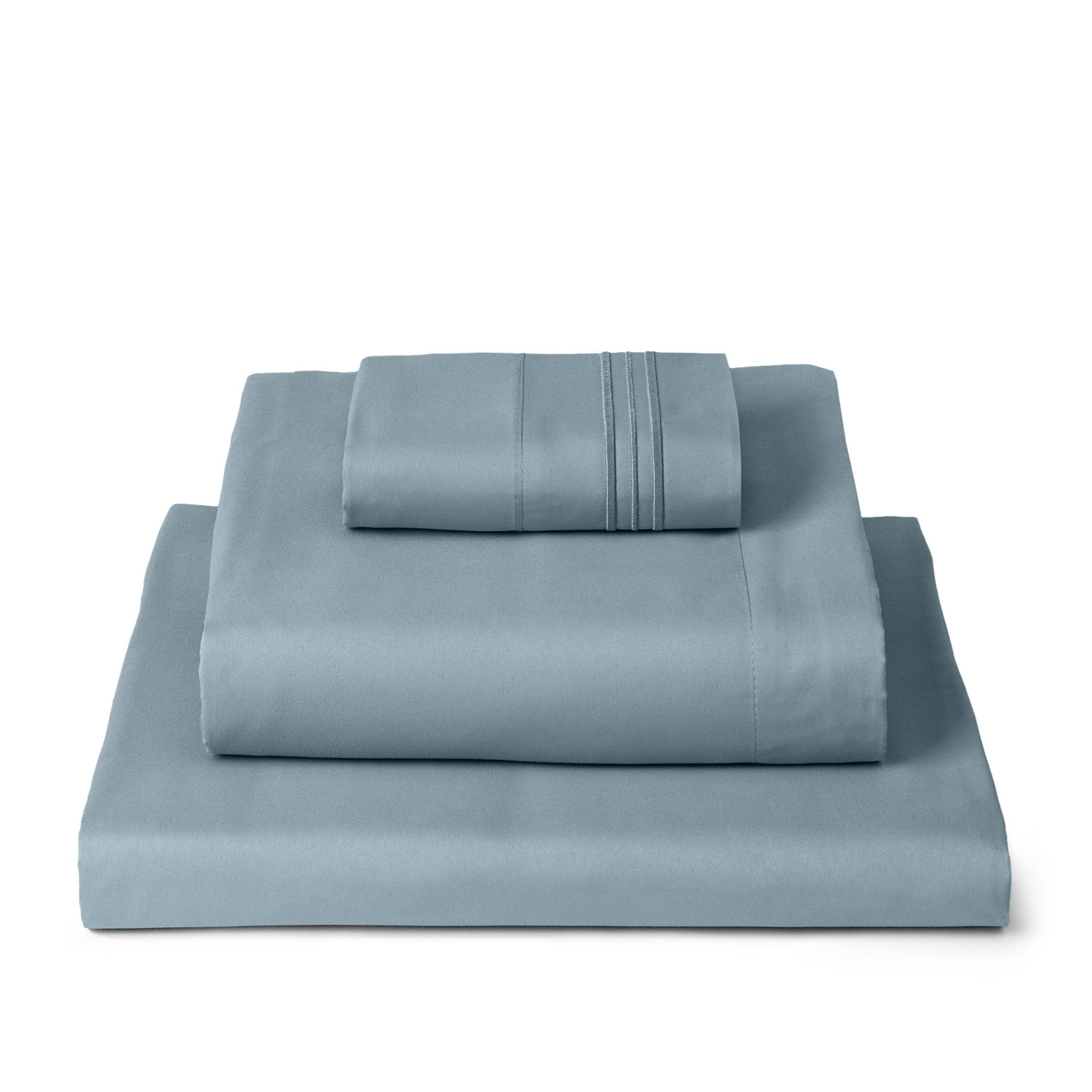 Mellanni Brushed Microfiber Sheet Set, Twin, Spa Blue, 3 Piece