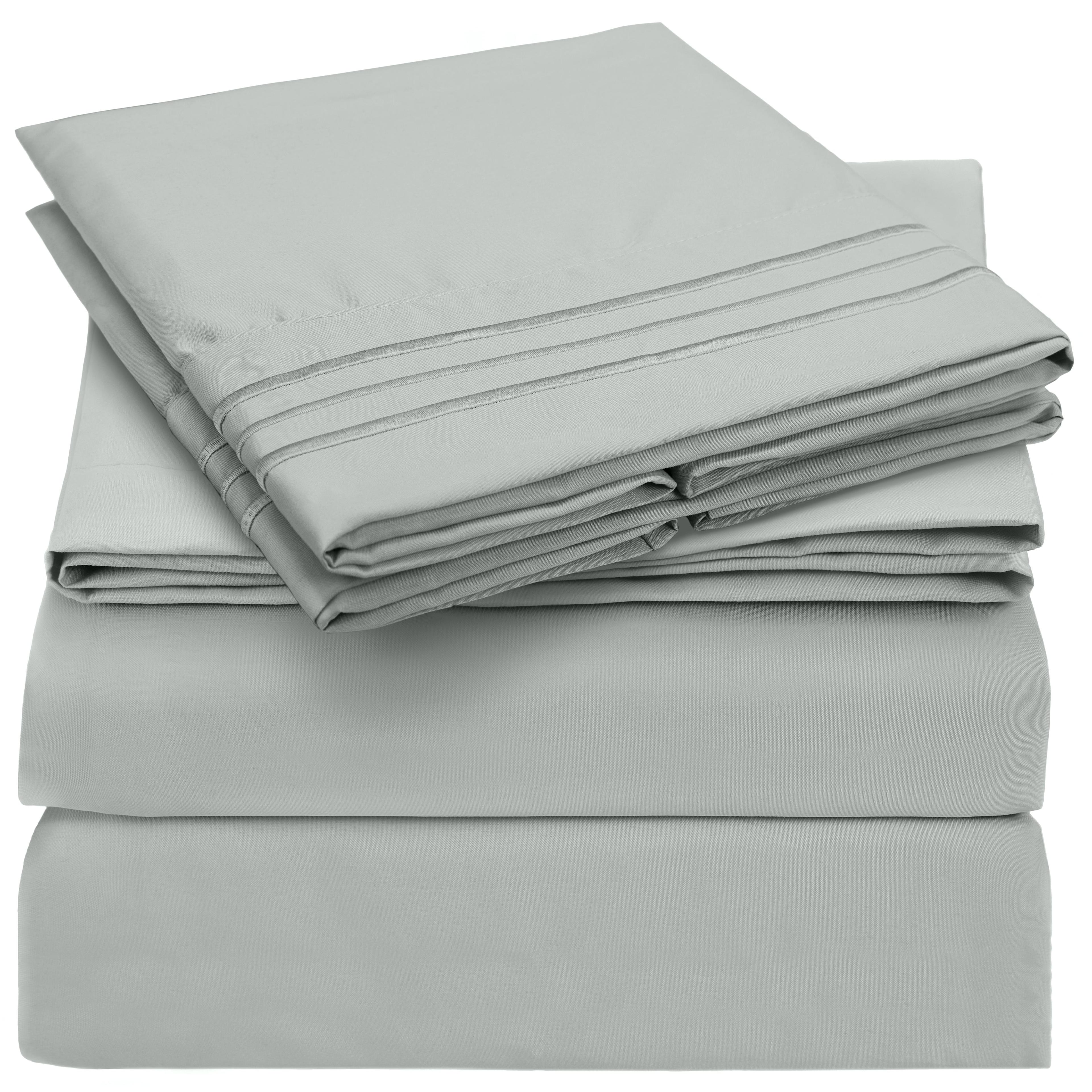 4 Piece Microfiber Sheet Set - Mellanni