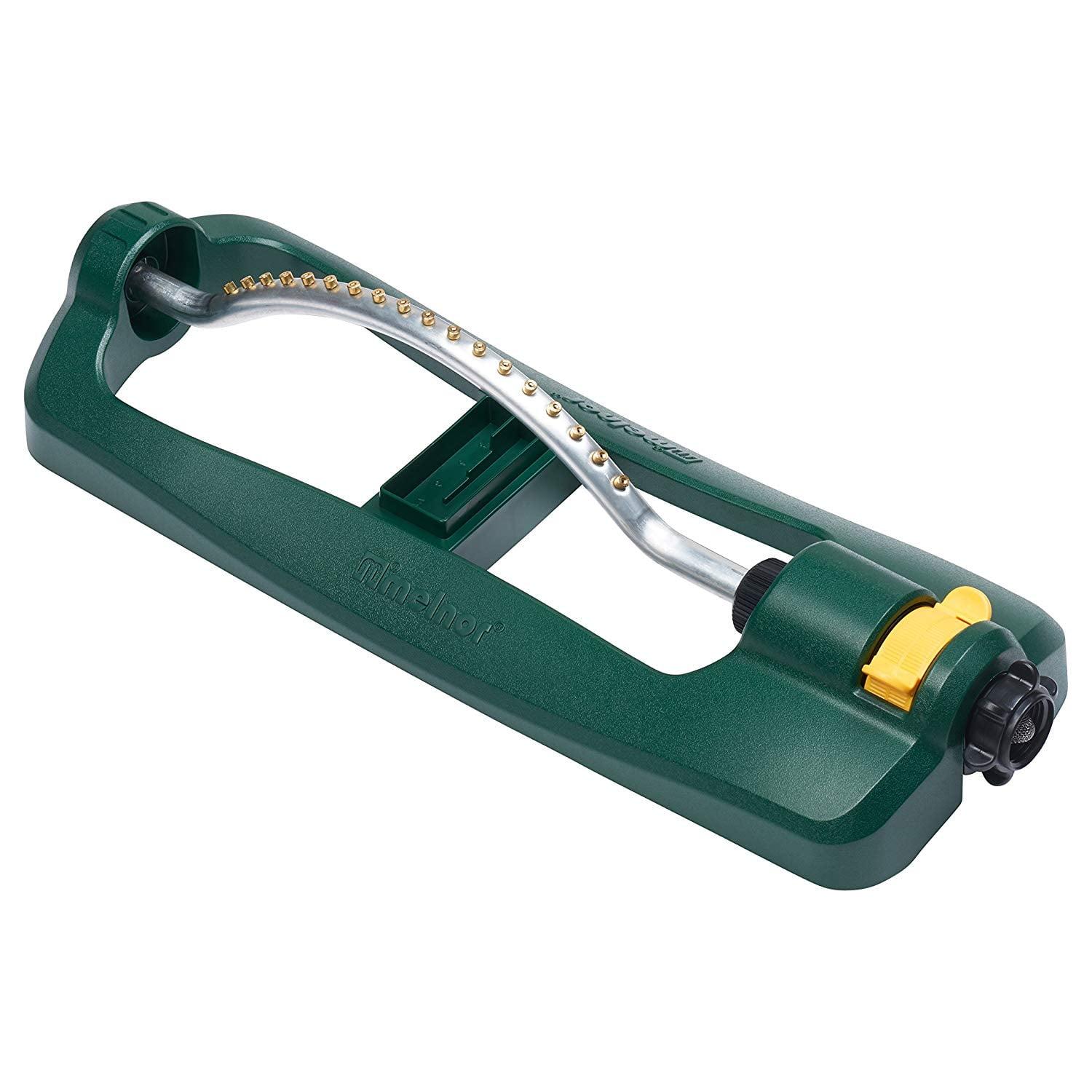 Green TurboTek Oscillating Sprinkler with Brass Nozzles