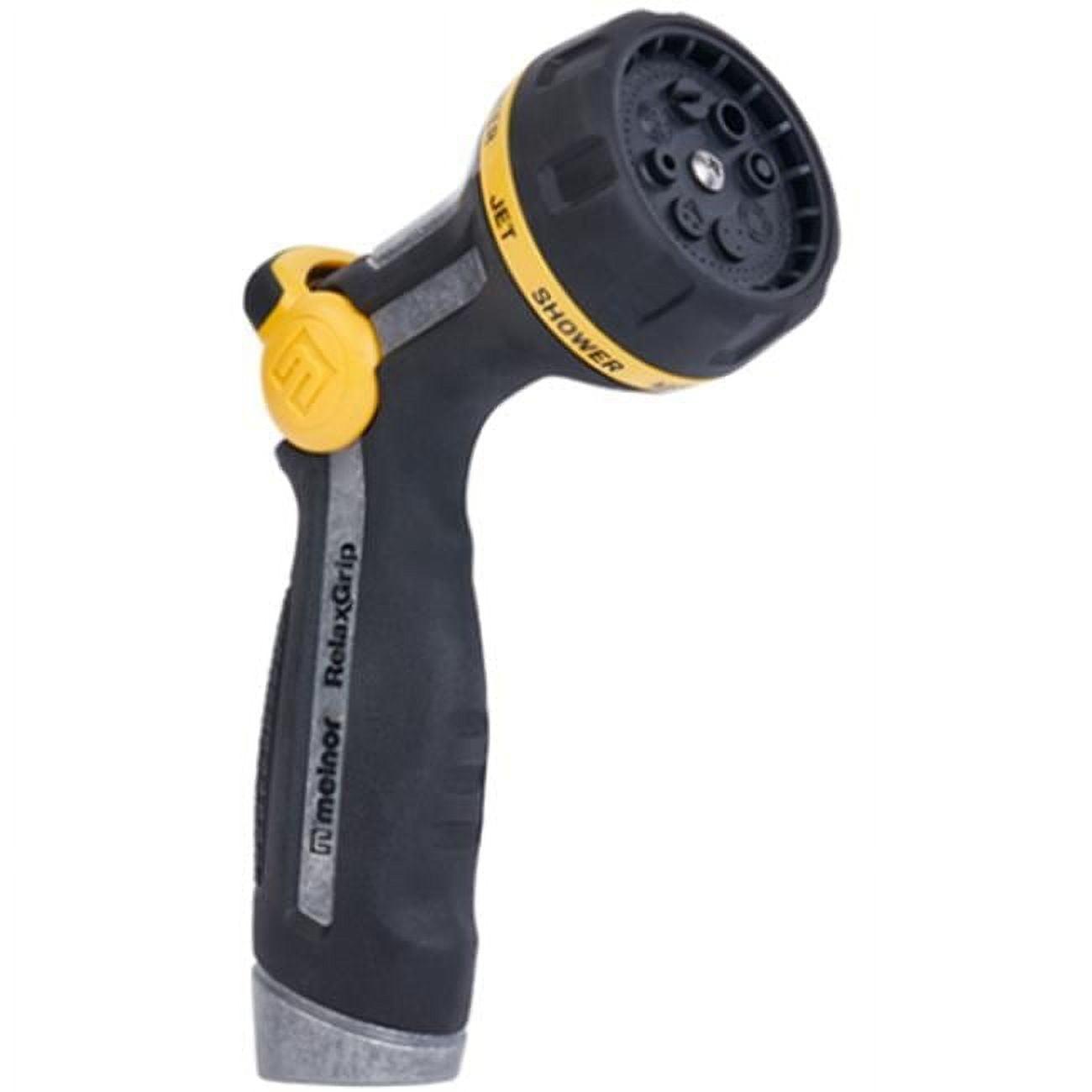 Melnor Black and Yellow 8-Pattern Thumb Control Watering Nozzle