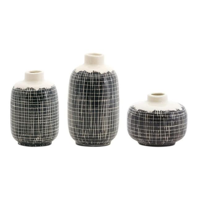 Melrose 78802 Terra Cotta Mini Vase 3.5" H, 5.25" H, 6.25" H Set of 3