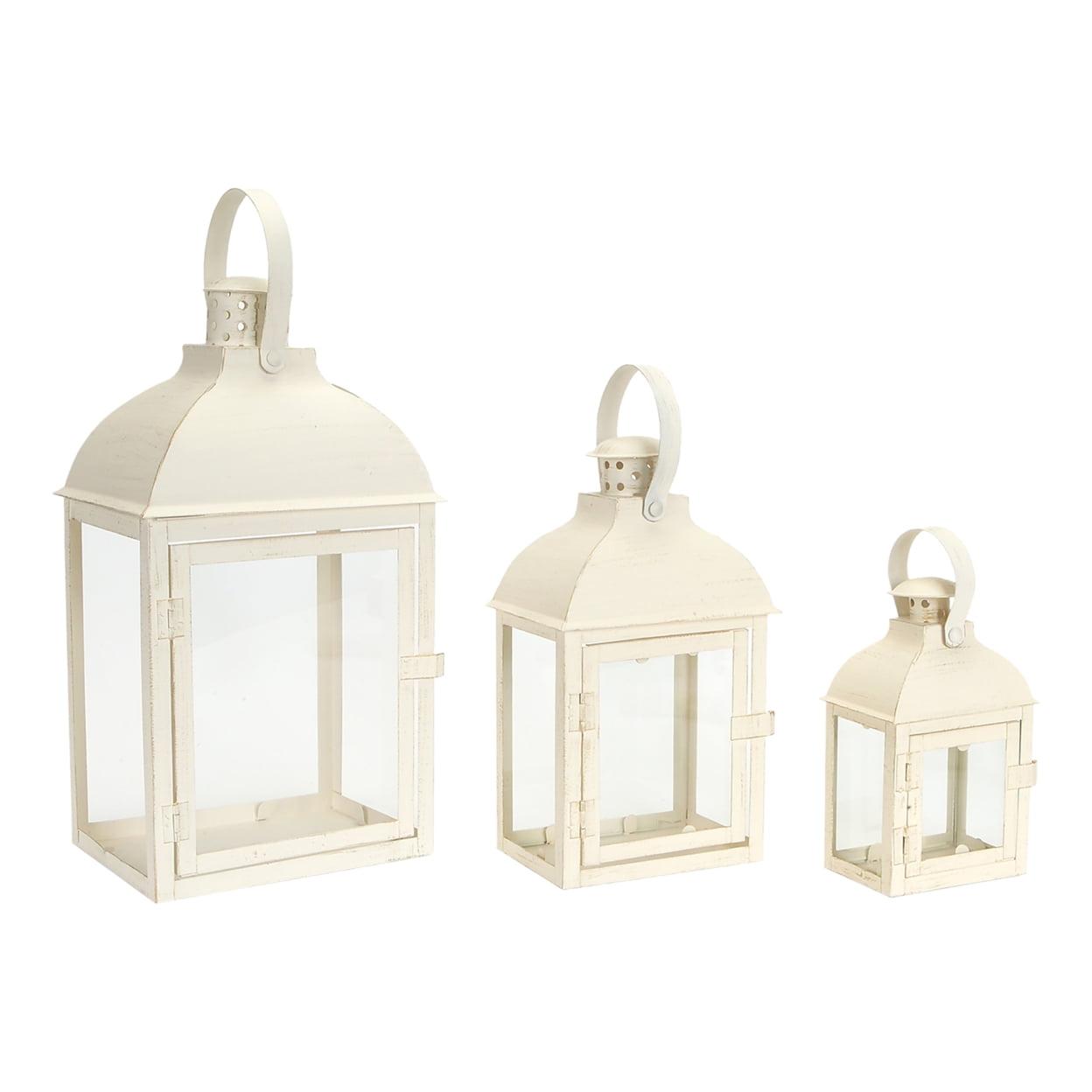 Melrose Modern Metal Lantern (Set of 3)