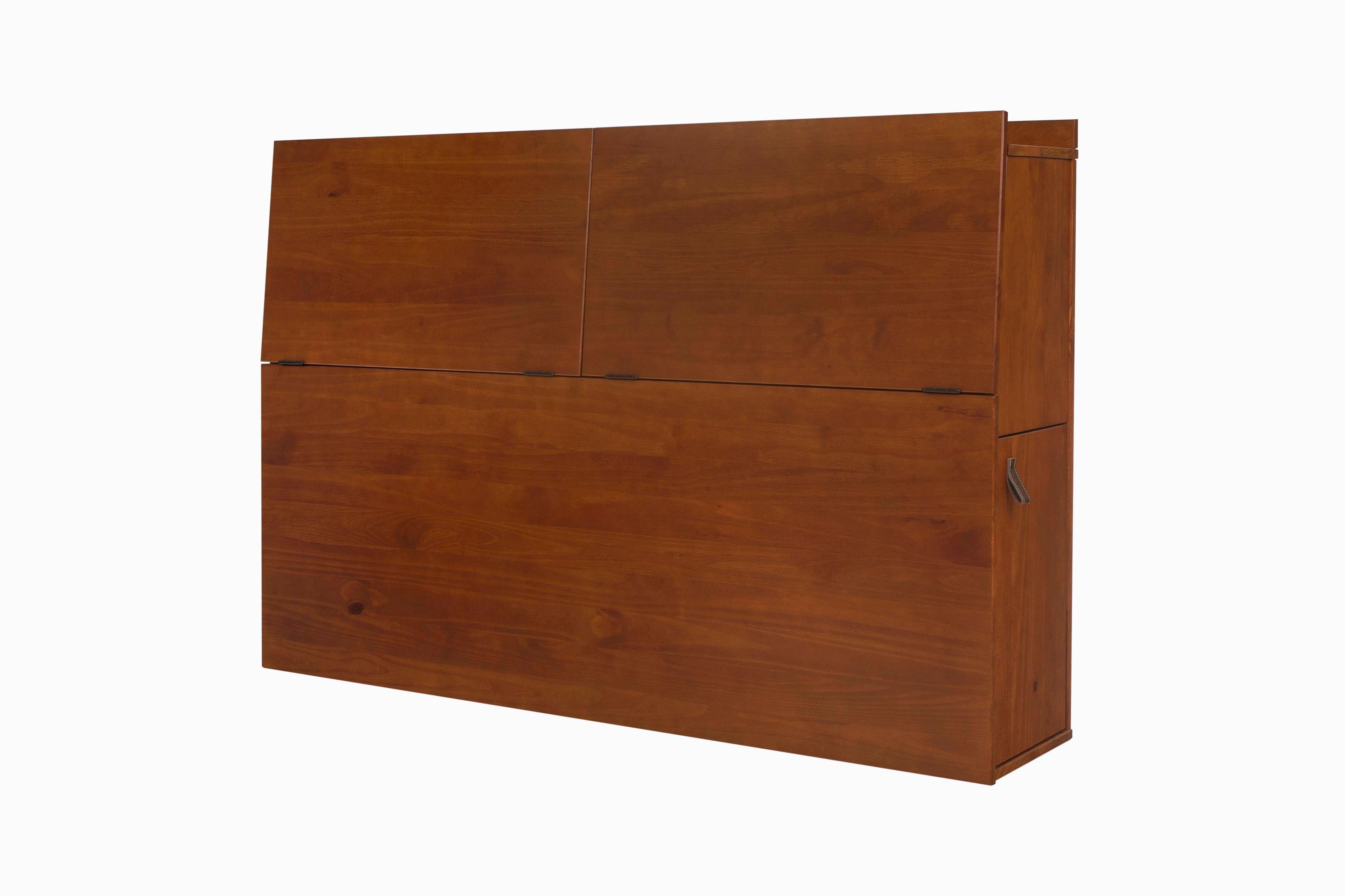 Memomad Cama Bali - Plataforma de Almacenamiento King Marco de Cama de Madera Resistente con Cajones y Más - Madera de Pino Macizo - sin Ruido - No Necesita Somier - Listones de Madera Incluidos (Cama Tamaño King, Madera Marrón Roble)