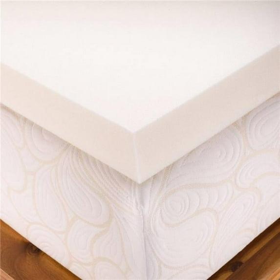 Queen Size 3 Inch Thick  Firm Conventional Polyurethane Foam Mattress Pad Bed Topper Made in the USA