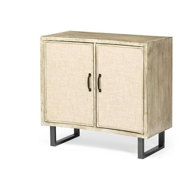 Mercana Bellefontaine Wood 2 Door Cabinet in Brown