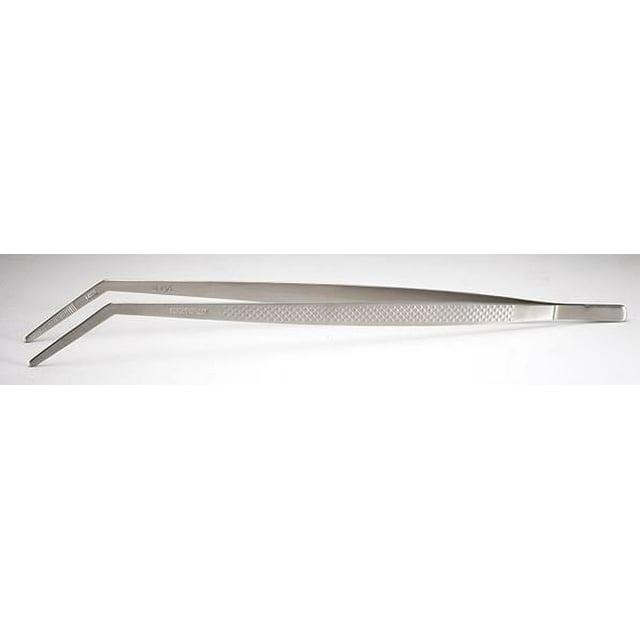 Mercer Culinary Straight Precision Plus Chef Plating Tong, 11-3/4 Inch, Stainless