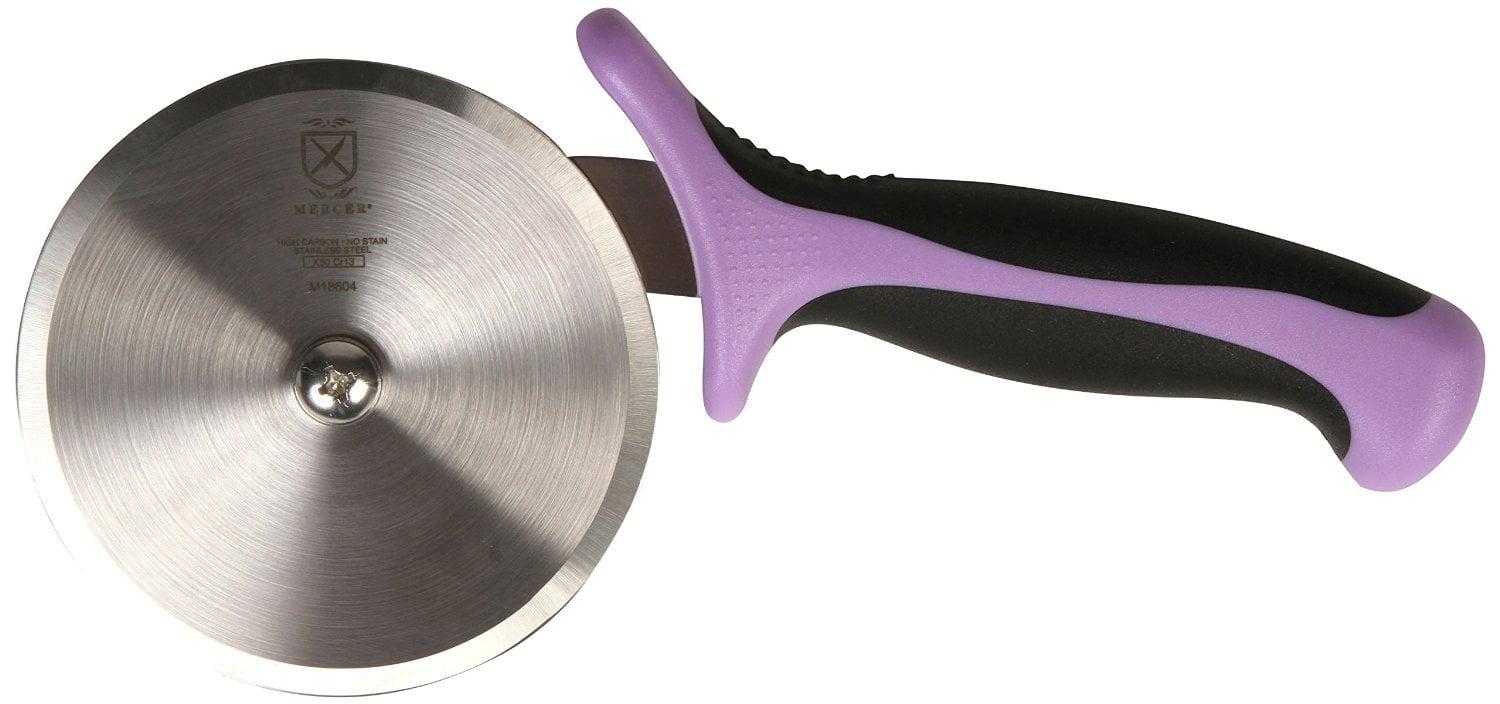 Mercer 4" Purple High Carbon Steel Pizza Cutter