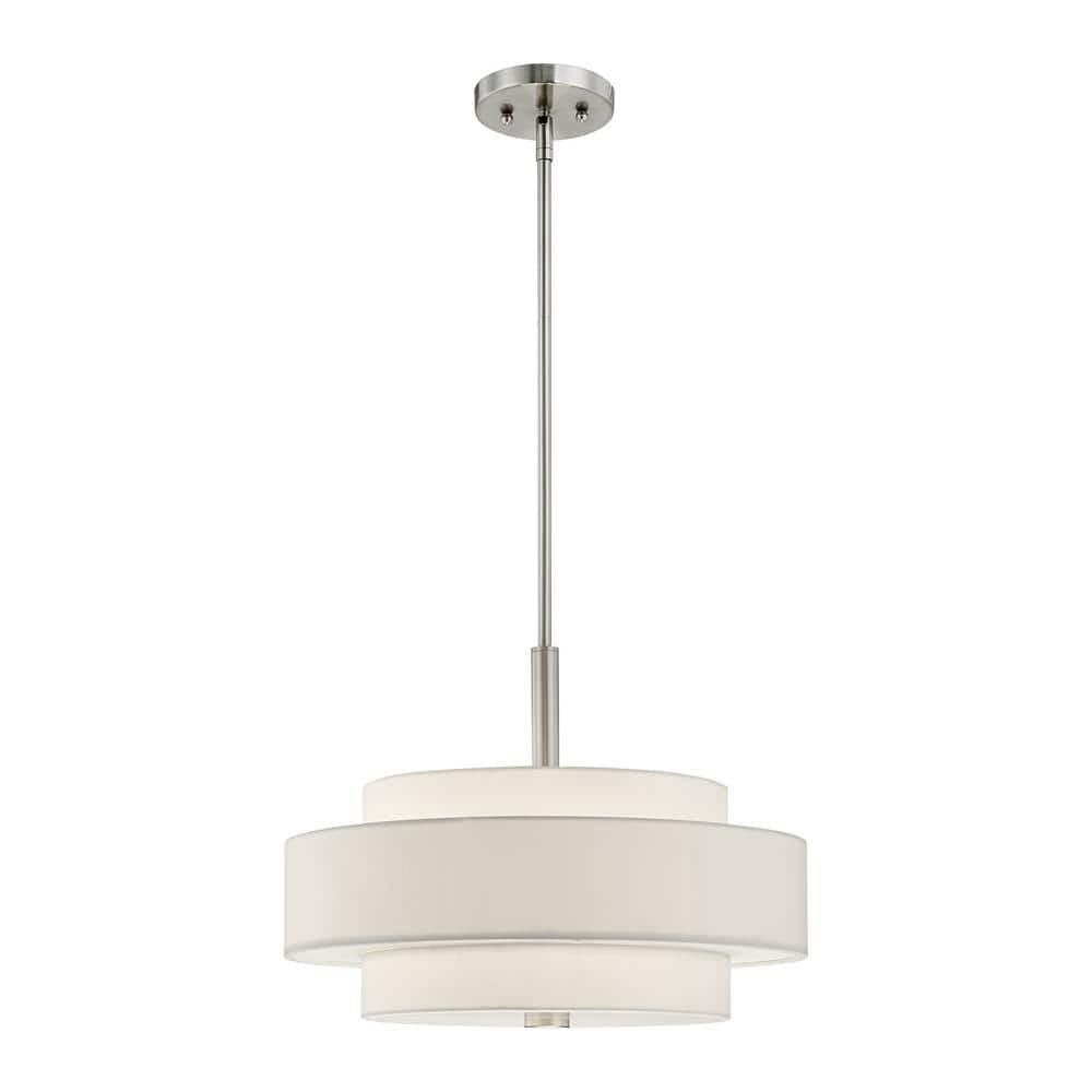 Livex Lighting Meridian 4 - Light Pendant in  Brushed Nickel