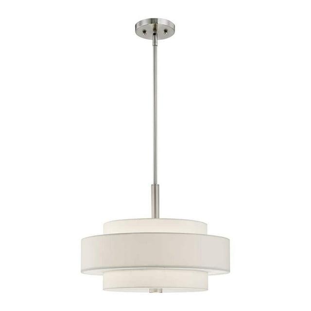 Livex Lighting Meridian 4 - Light Pendant in  Brushed Nickel