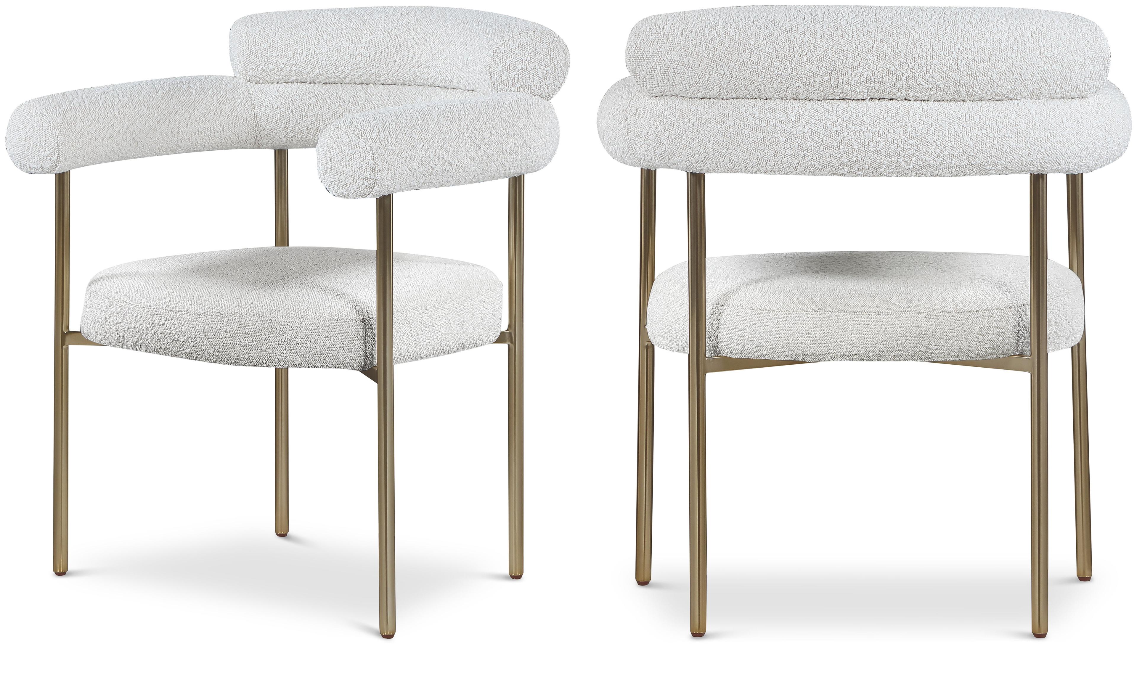 Meridian Furniture Blake Cream Dining Chair (Set of 2)