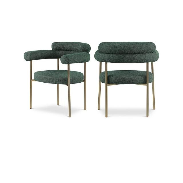 Meridian Furniture Blake Green Dining Chair (Set of 2)