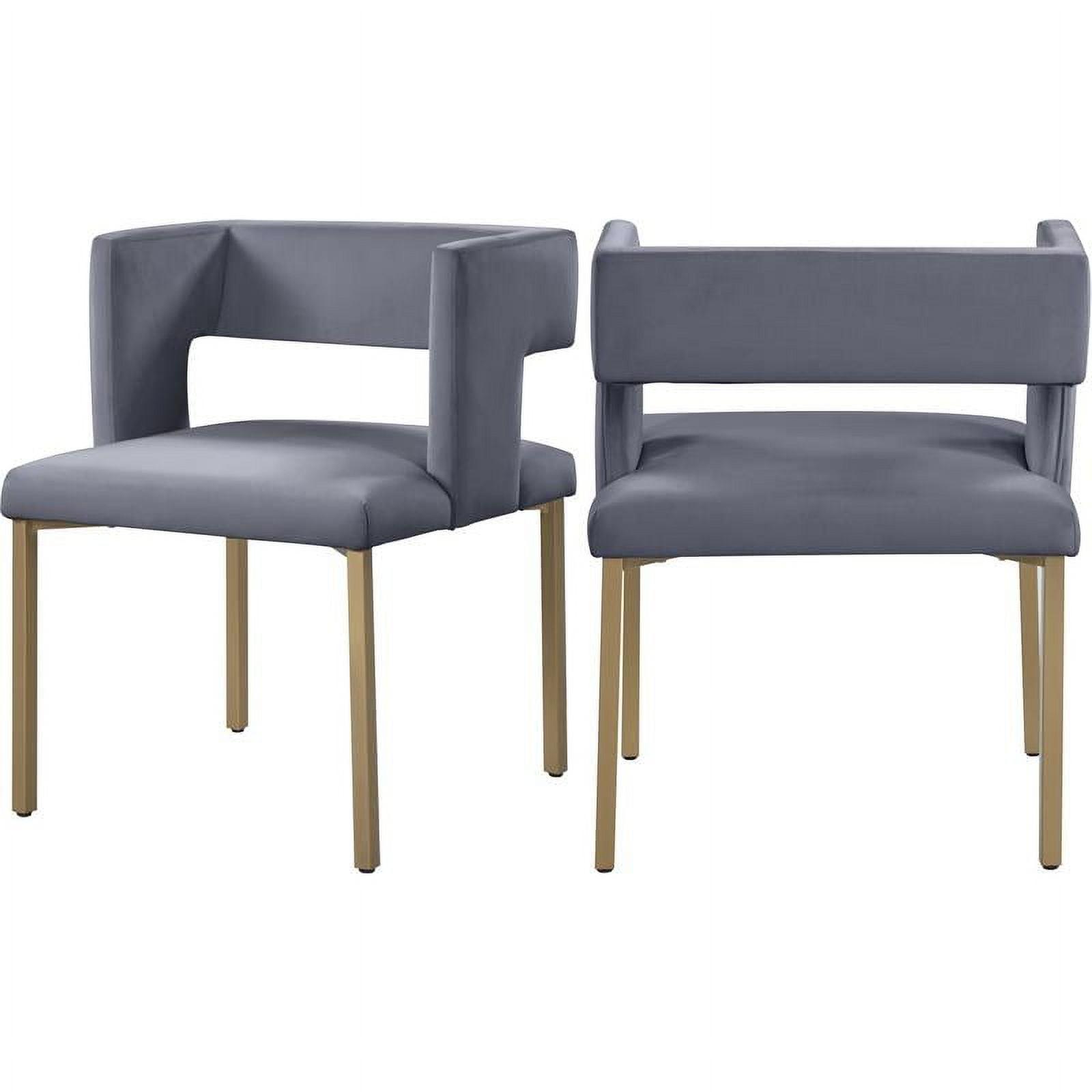 Inga Velvet Upholstered Side Chair