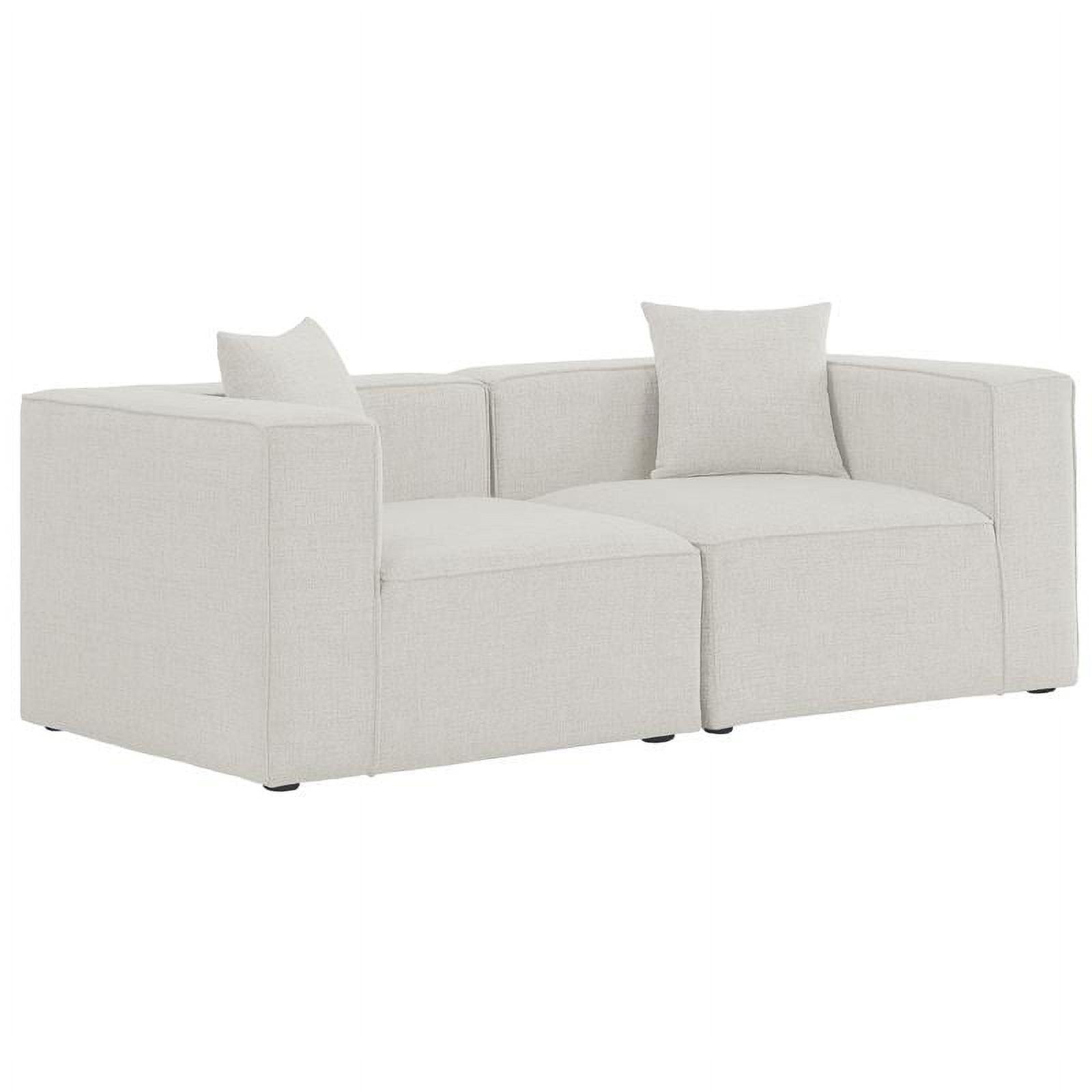 Cube 72'' Upholstered Loveseat