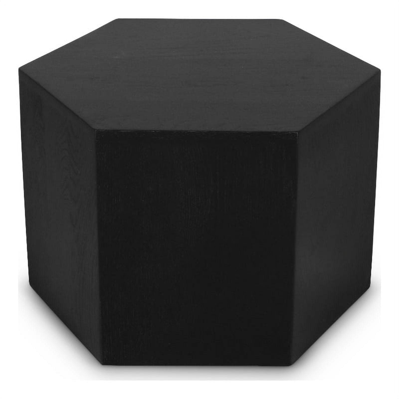 Eternal Black Oak Modular Chairside Table