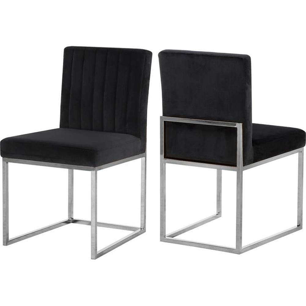 Amberdawn 18.5'' H Velvet Upholstered Side Chair