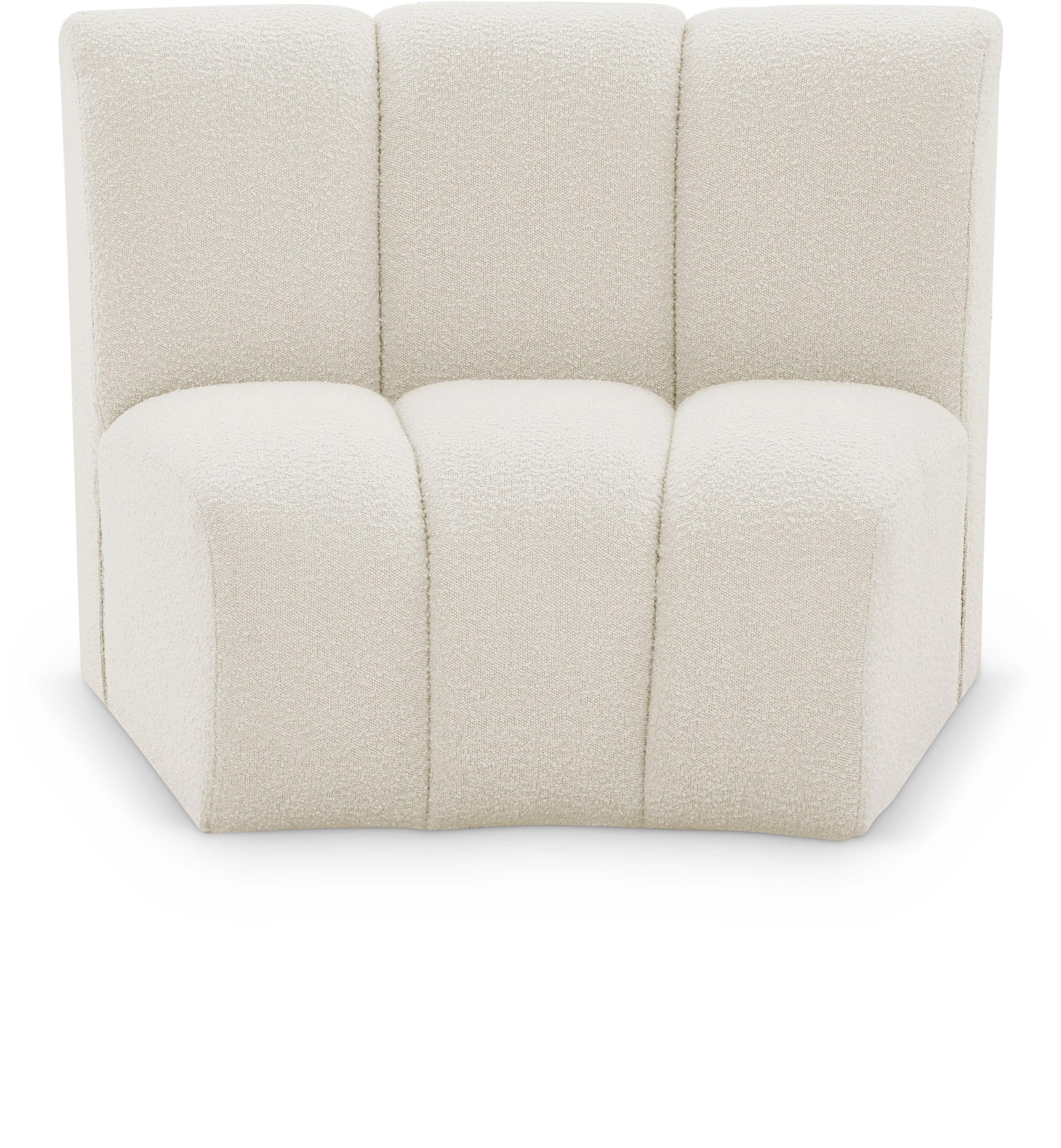 Infinity 43" W Boucle Fabric Modular Chair