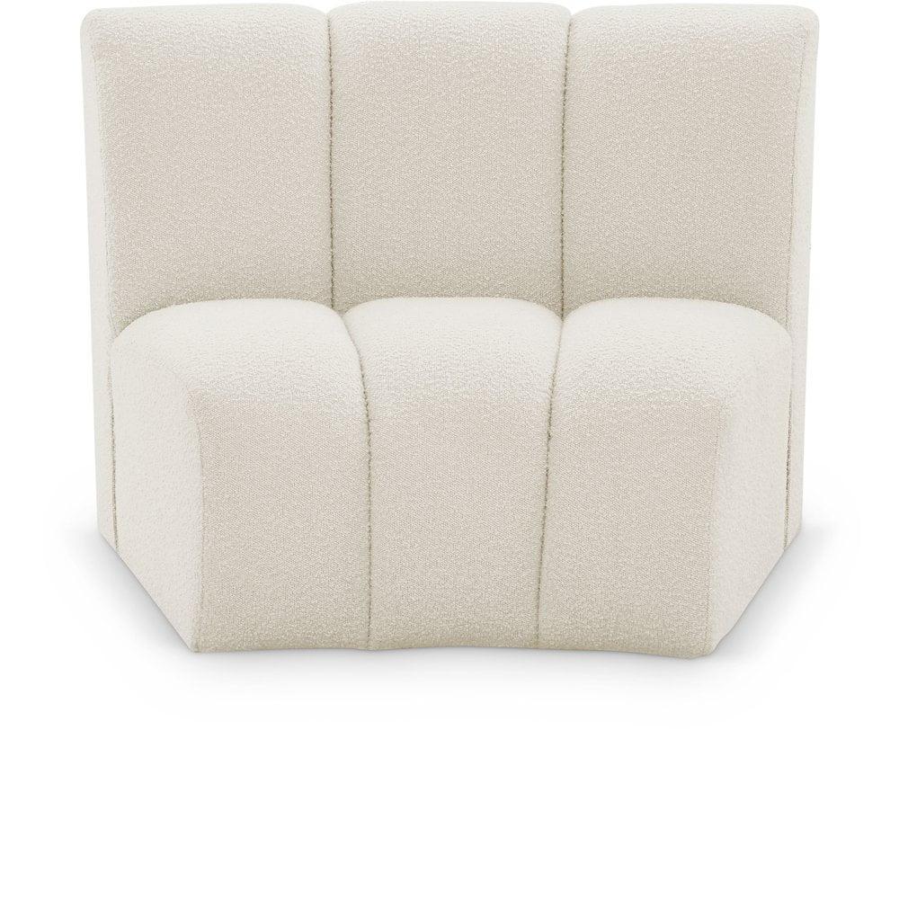 Everly Quinn Izen 43" W Boucle Fabric Modular Chair