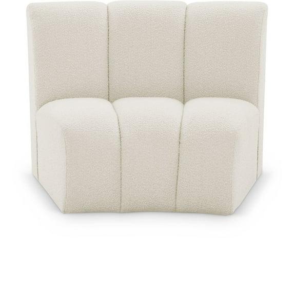 Everly Quinn Izen 43" W Boucle Fabric Modular Chair
