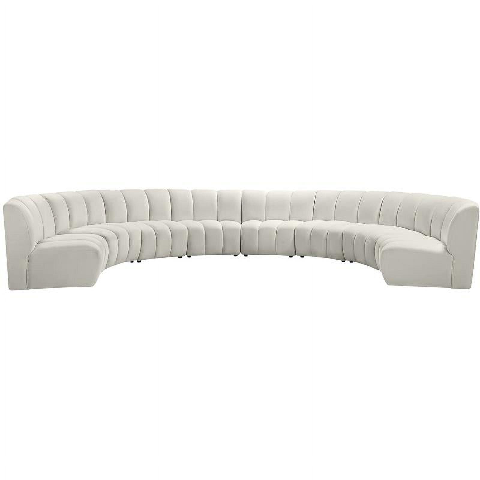 Edinger 8 - Piece Velvet Sectional