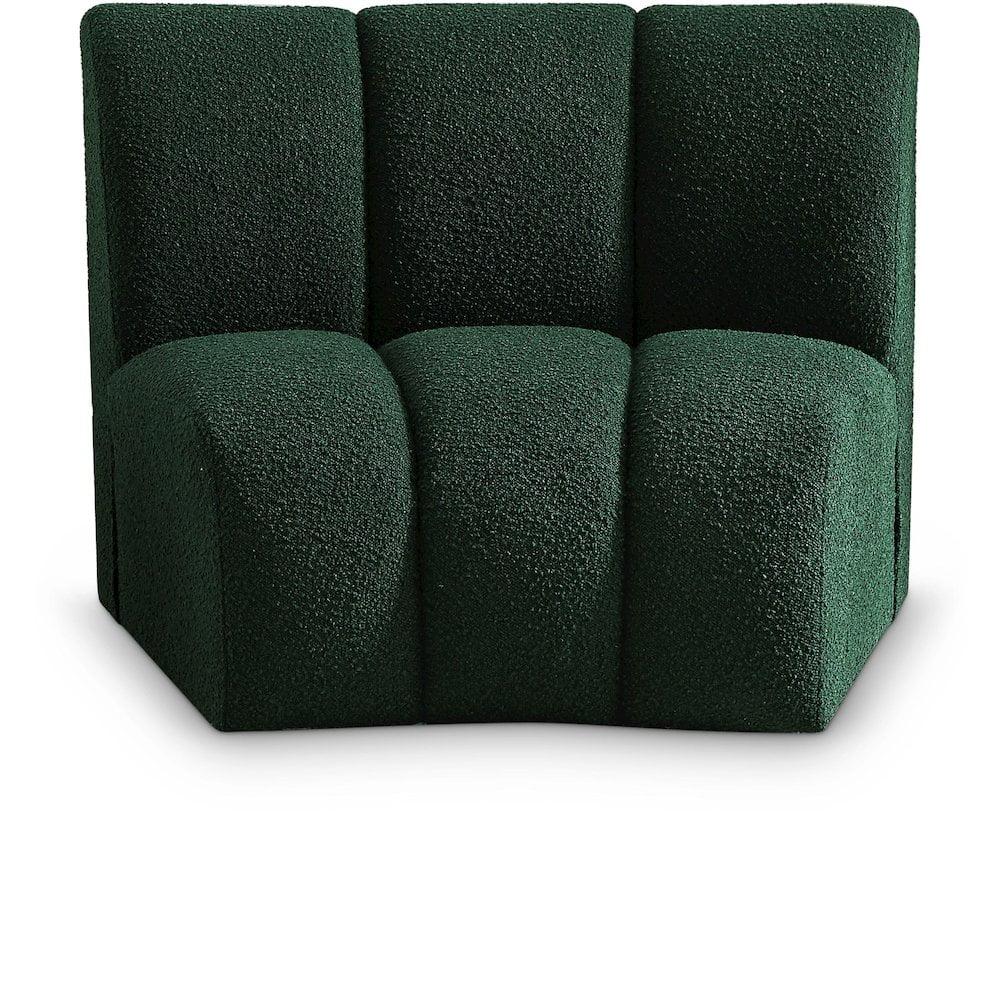 Everly Quinn Izen 43" W Boucle Fabric Modular Chair