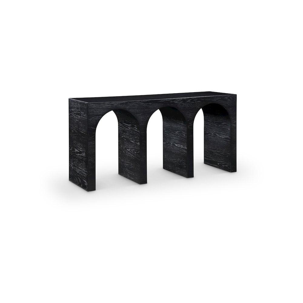 Meridian Furniture June Black Oak Console Table