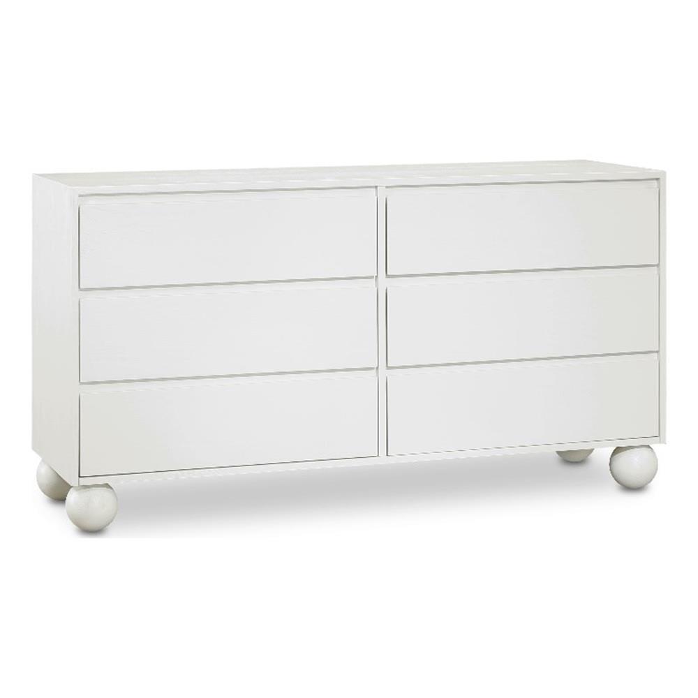 Meridian Furniture Kent Cream Solid Ash Wood Dresser
