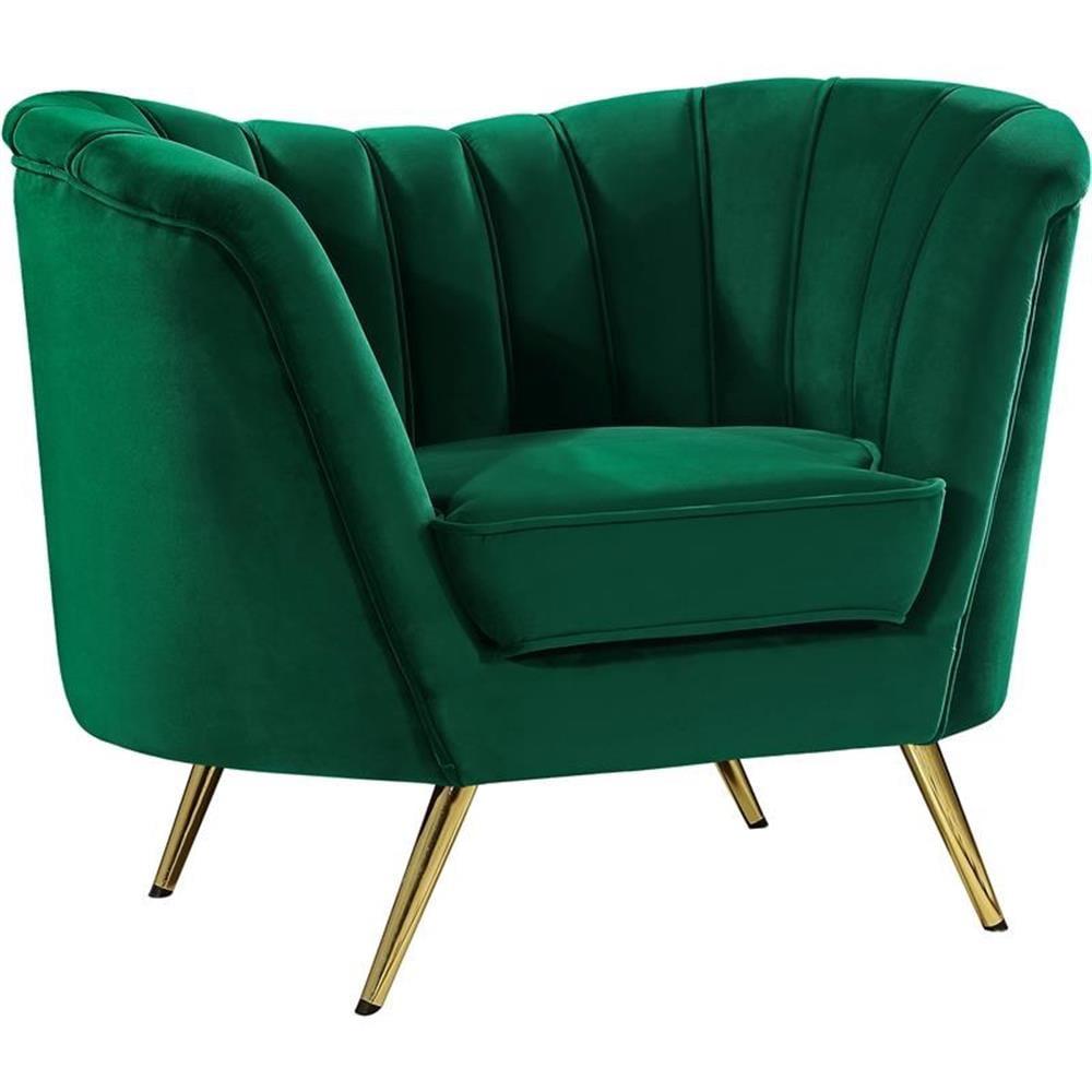 Meridian Furniture Margo Green Velvet Chair