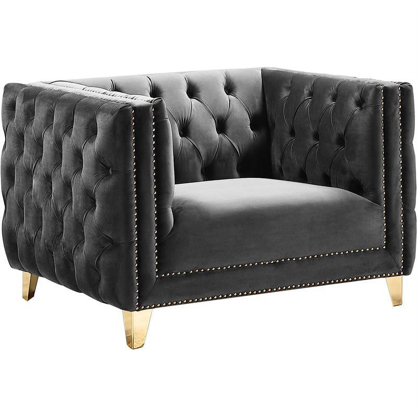 Sickels Velvet Armchair