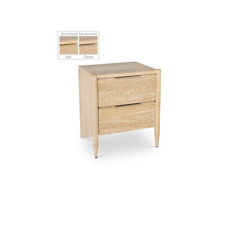 Meridian Furniture Oakwood White Oak Night Stand