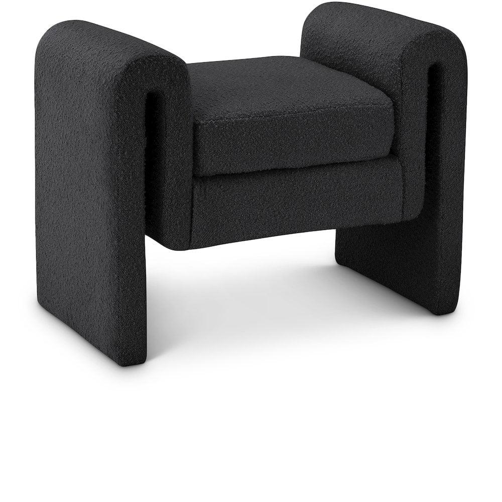 Hobel Boucle Fabric Upholstered Bench