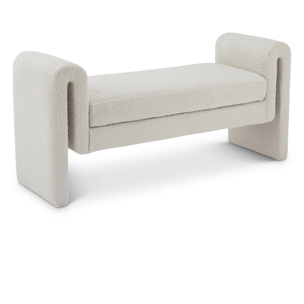 Hiroyasu Upholstered Boucle Bench