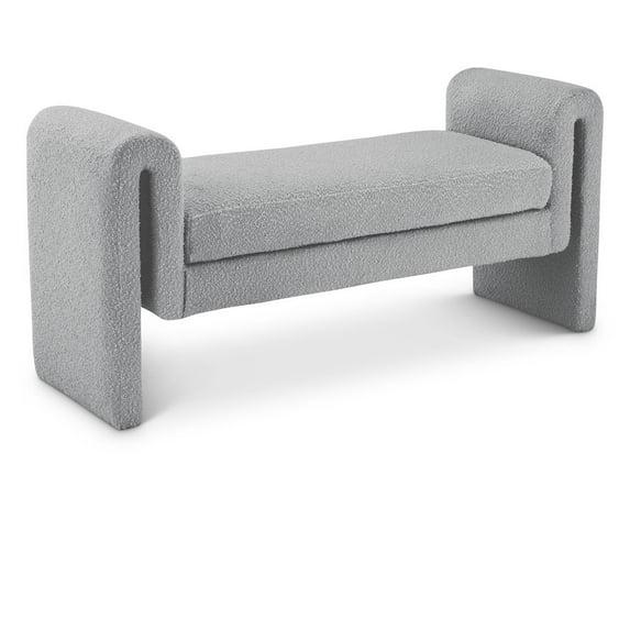 Hiroyasu Upholstered Boucle Bench
