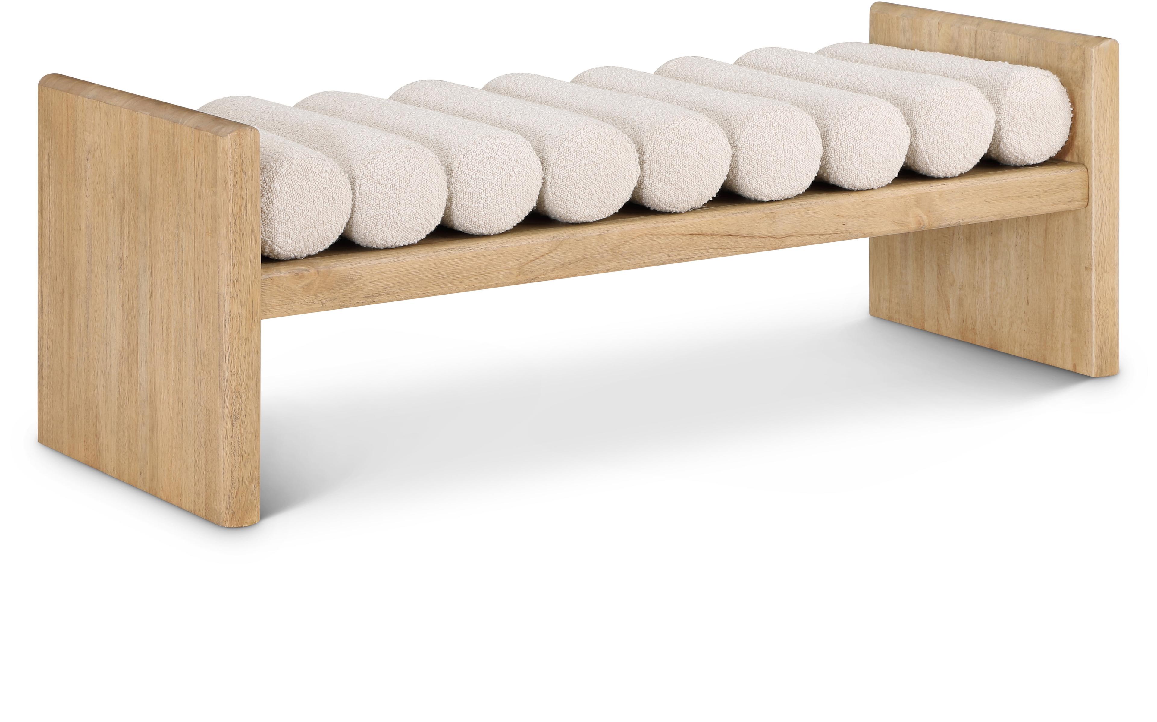 Reeves Boucle Wood Bench