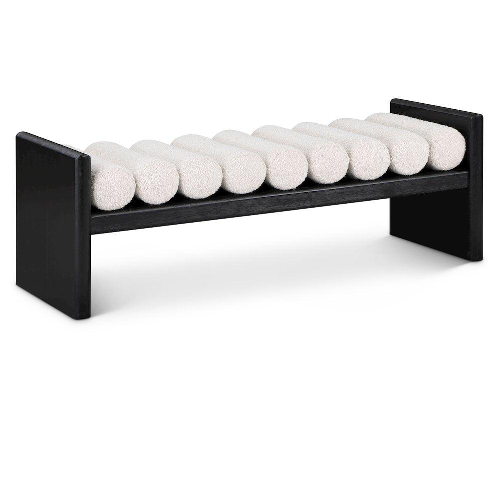 Reeves Boucle Wood Bench